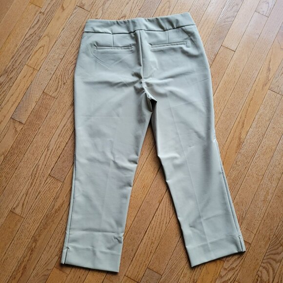 Alfred Sung Crop Stretch Pant Pull On Dress Pant Size 10 - Picture 5 of 11